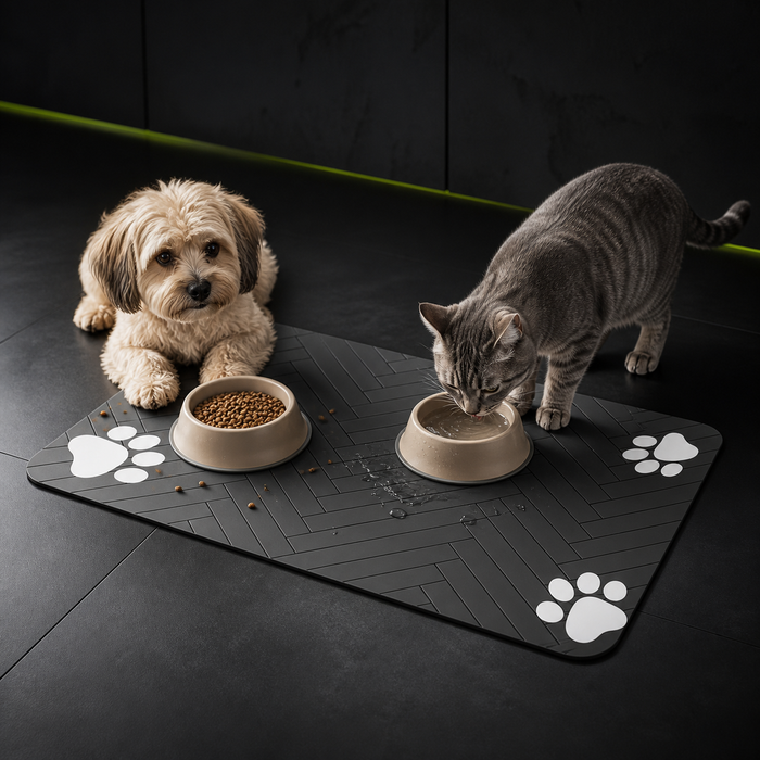Absorbent Pet Feeding Mat – Waterproof Non-Slip Bowl Mat — product image 1