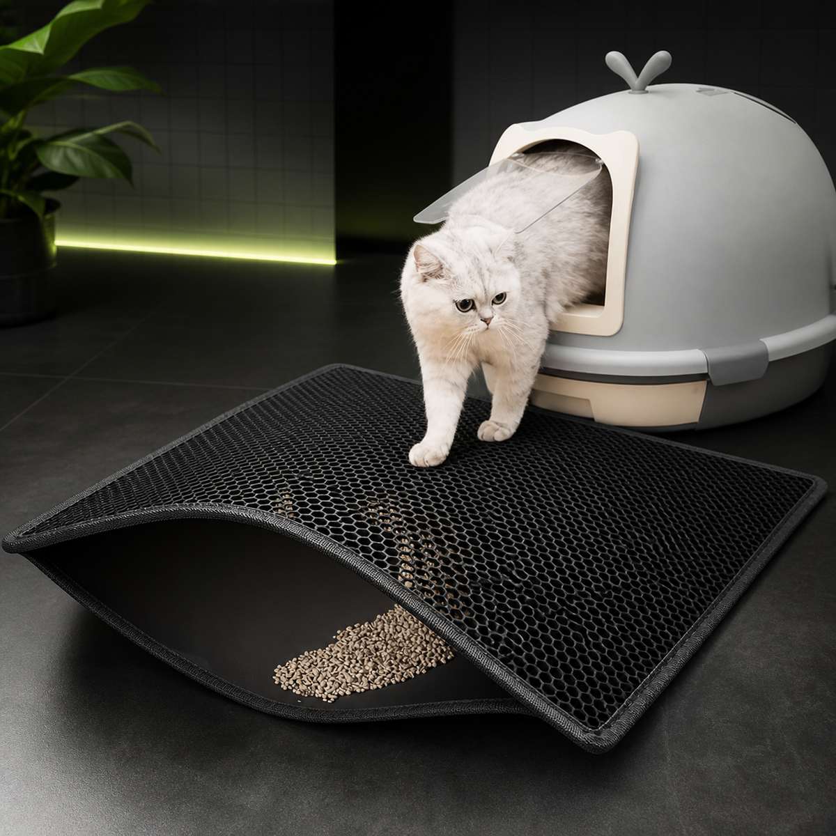 Double-Layer Waterproof Cat Litter Trapping Mat — product image 1