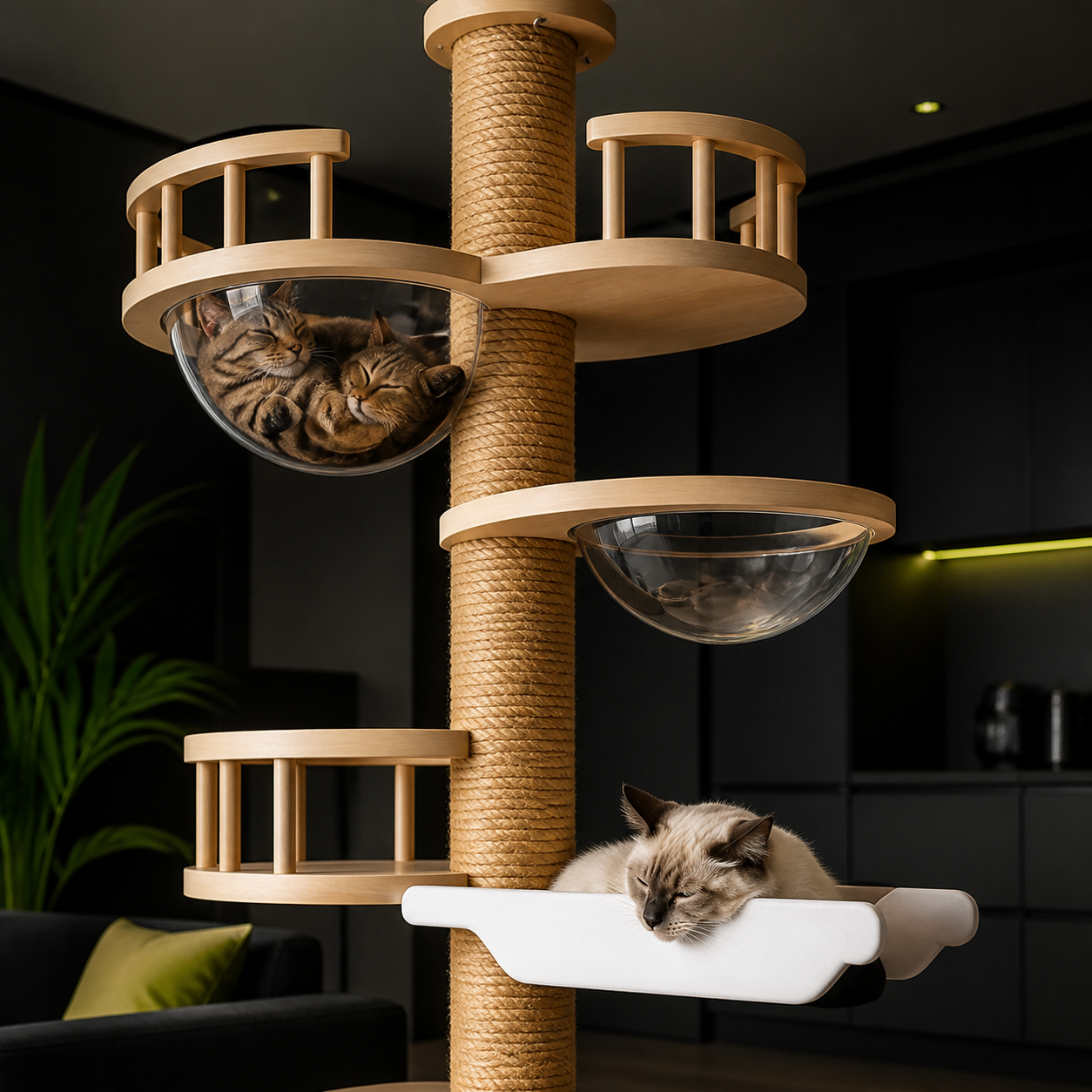 Multi-Level Cat Tree Tower with Condo & Perch — product image 8