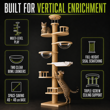 Multi-Level Cat Tree Tower with Condo & Perch — product image 6