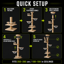 Multi-Level Cat Tree Tower with Condo & Perch — product image 2