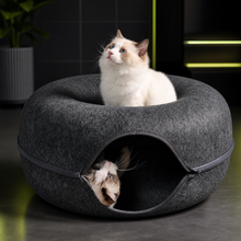 Interactive Round Felt Cat Donut Tunnel — product image 1