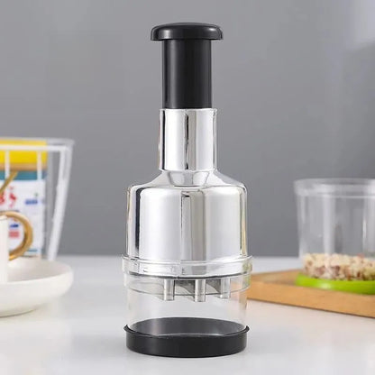 Stainless Steel Garlic Crusher Kitchen Mincer Tool