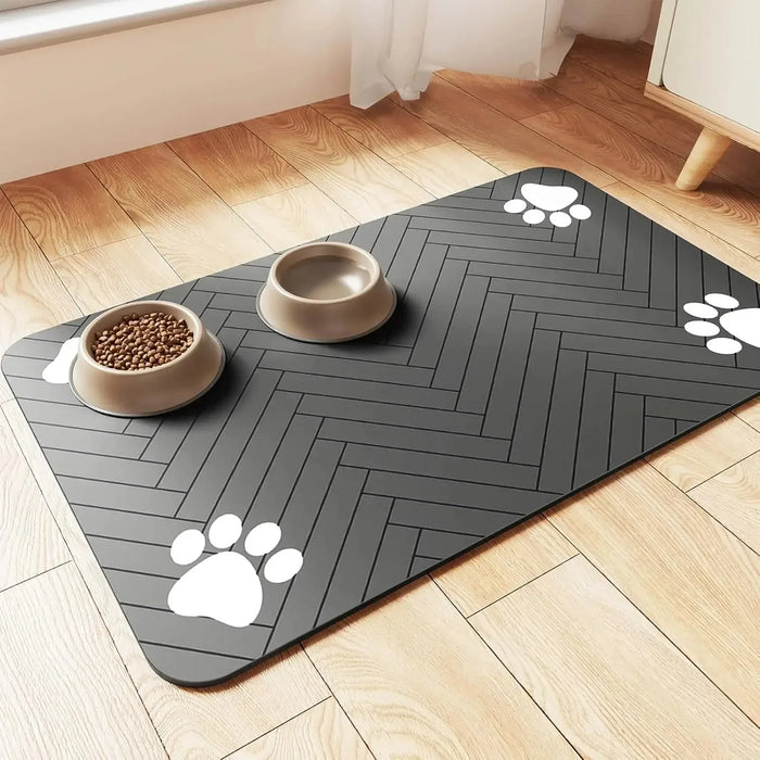Absorbent Pet Feeding Mat – Waterproof Non-Slip Bowl Mat — product image 2