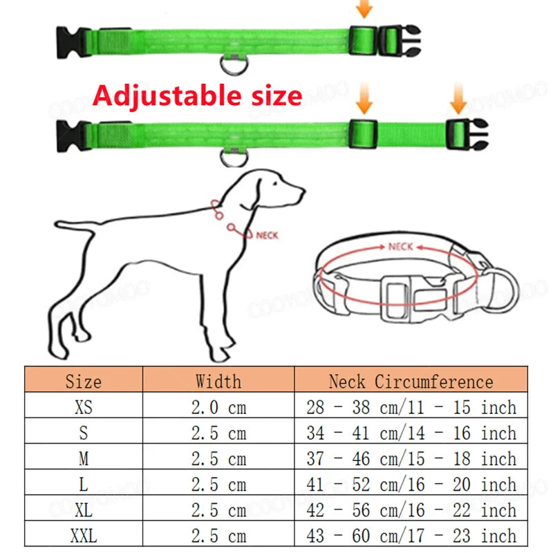 DIALIX GlowGuard™ Rechargeable LED Pet Safety Collar — product image 8