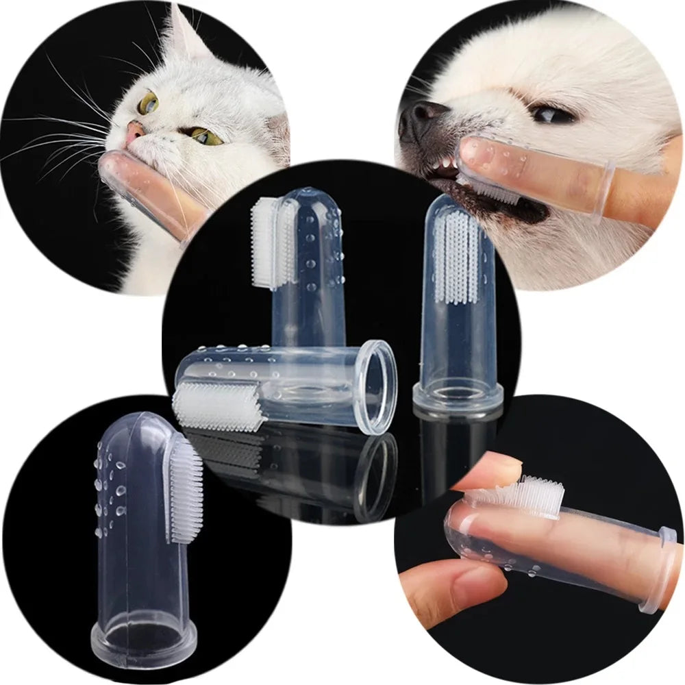 Soft Silicone Finger Toothbrush for Dogs & Cats — product image 2