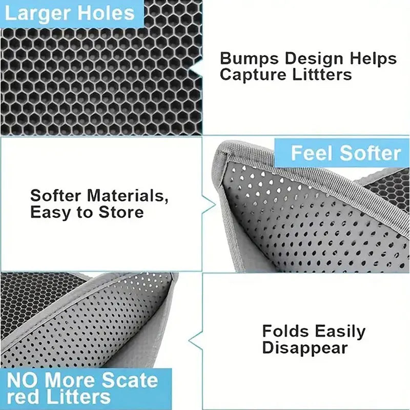Double-Layer Waterproof Cat Litter Trapping Mat — product image 17