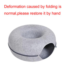 Interactive Round Felt Cat Donut Tunnel — product image 7