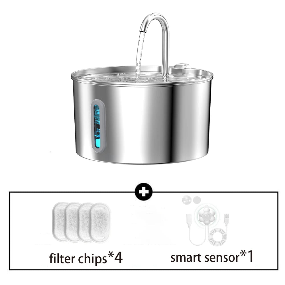 Stainless Steel PureFlow Pet Fountain — product image 24