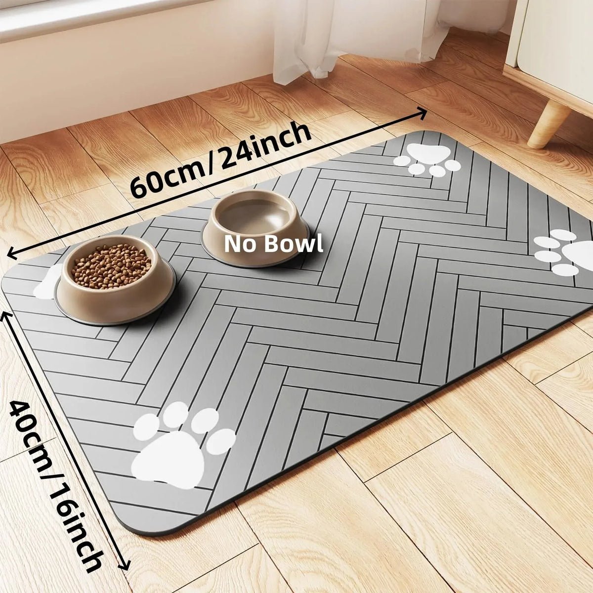 Absorbent Pet Feeding Mat – Waterproof Non-Slip Bowl Mat — product image 15