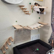 Wall-Mounted Wooden Cat Climbing Shelves — product image 3