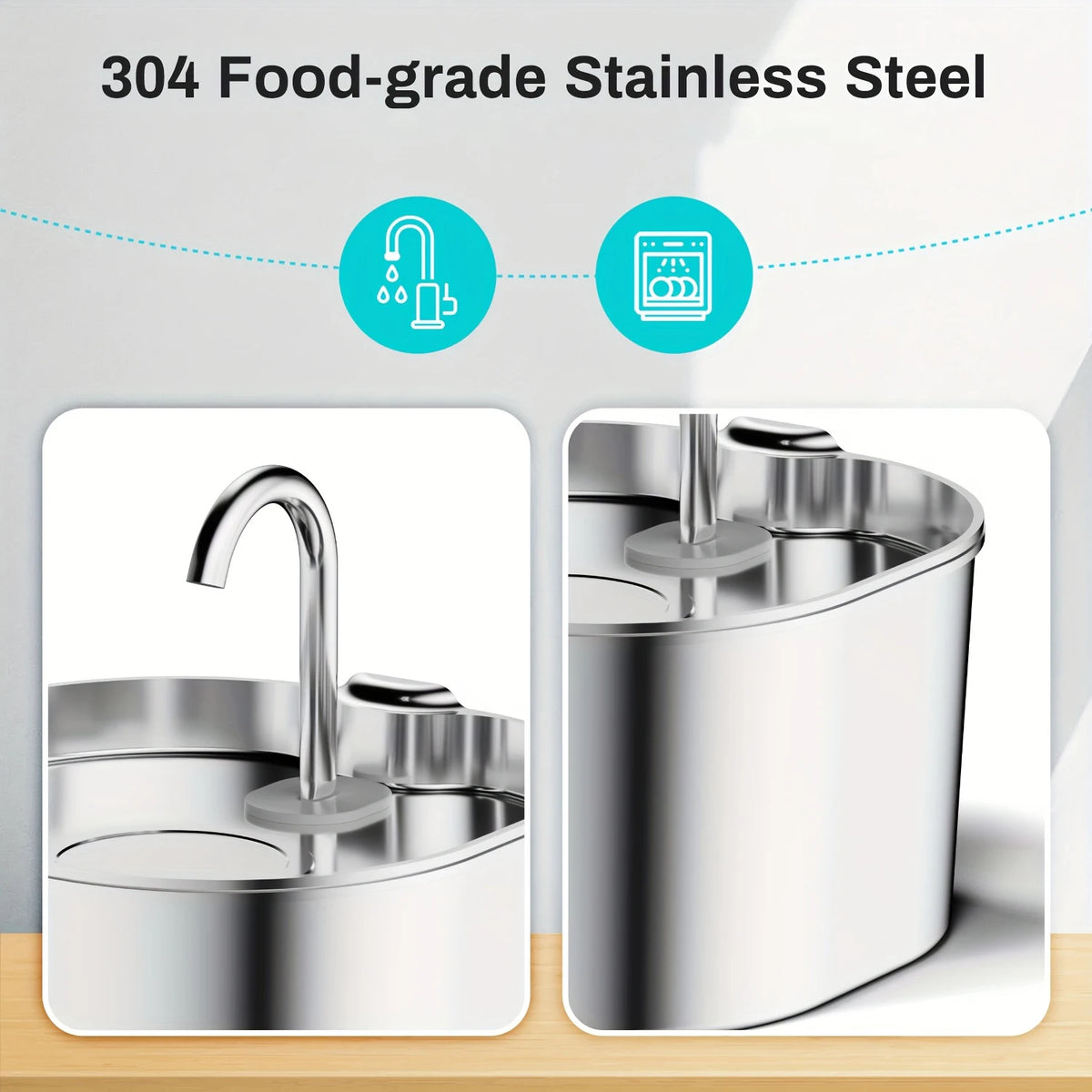 Stainless Steel PureFlow Pet Fountain — product image 20