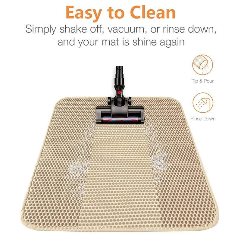 Double-Layer Waterproof Cat Litter Trapping Mat — product image 10
