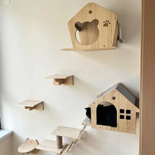 Wall-Mounted Wooden Cat Climbing Shelves — product image 7