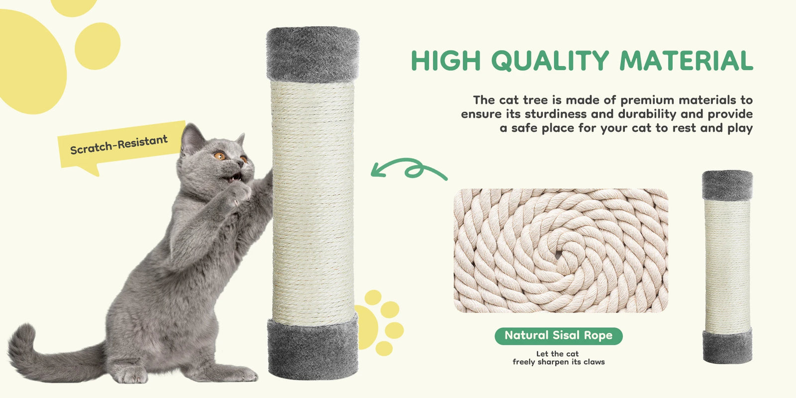 Tall Indoor Cat Tree for Multi-Cat Homes — product image 11