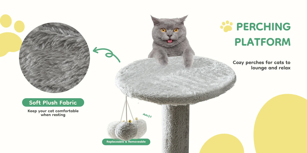 Tall Indoor Cat Tree for Multi-Cat Homes — product image 10