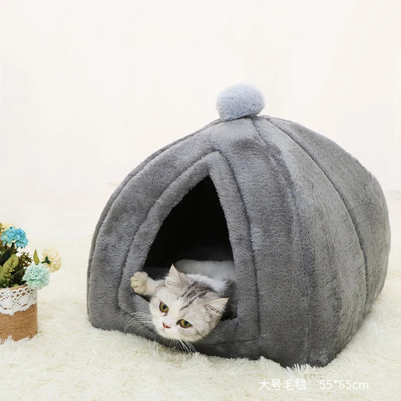 Washable Cozy Cave Bed for Cats & Small Dogs — product image 6