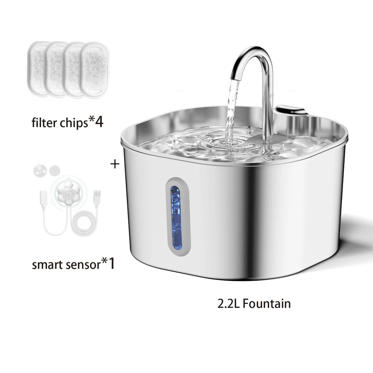 Stainless Steel PureFlow Pet Fountain — product image 26