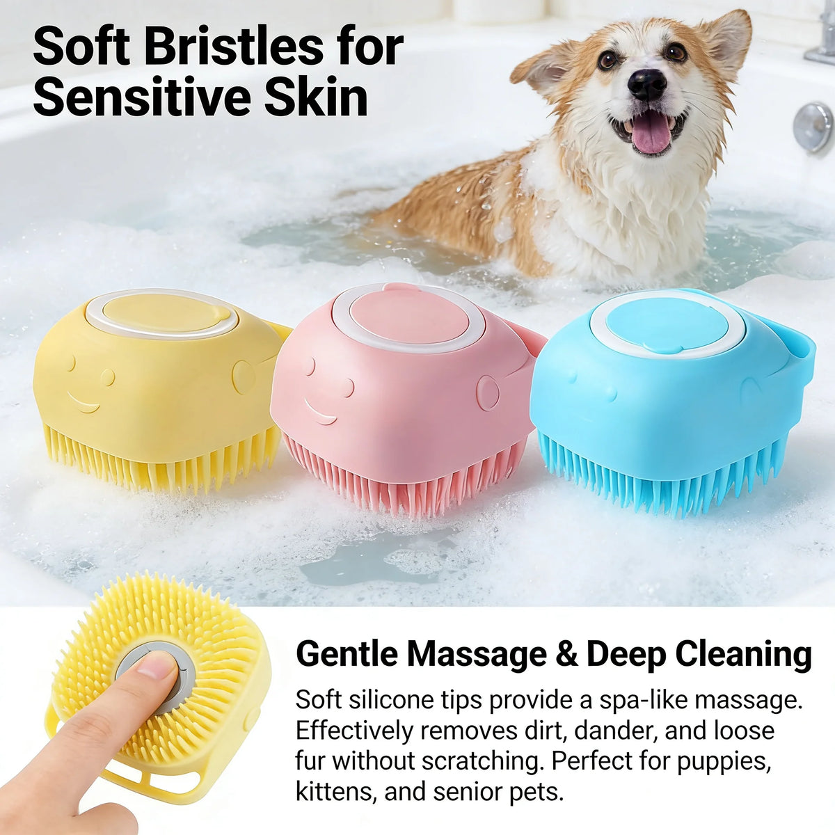DIALIX 2-in-1 Dog Bath & Massage Brush — product image 6