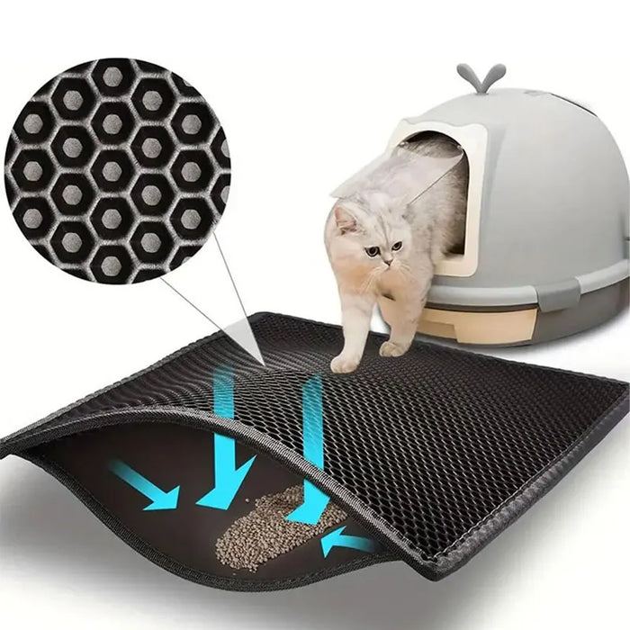 Double-Layer Waterproof Cat Litter Trapping Mat — product image 2