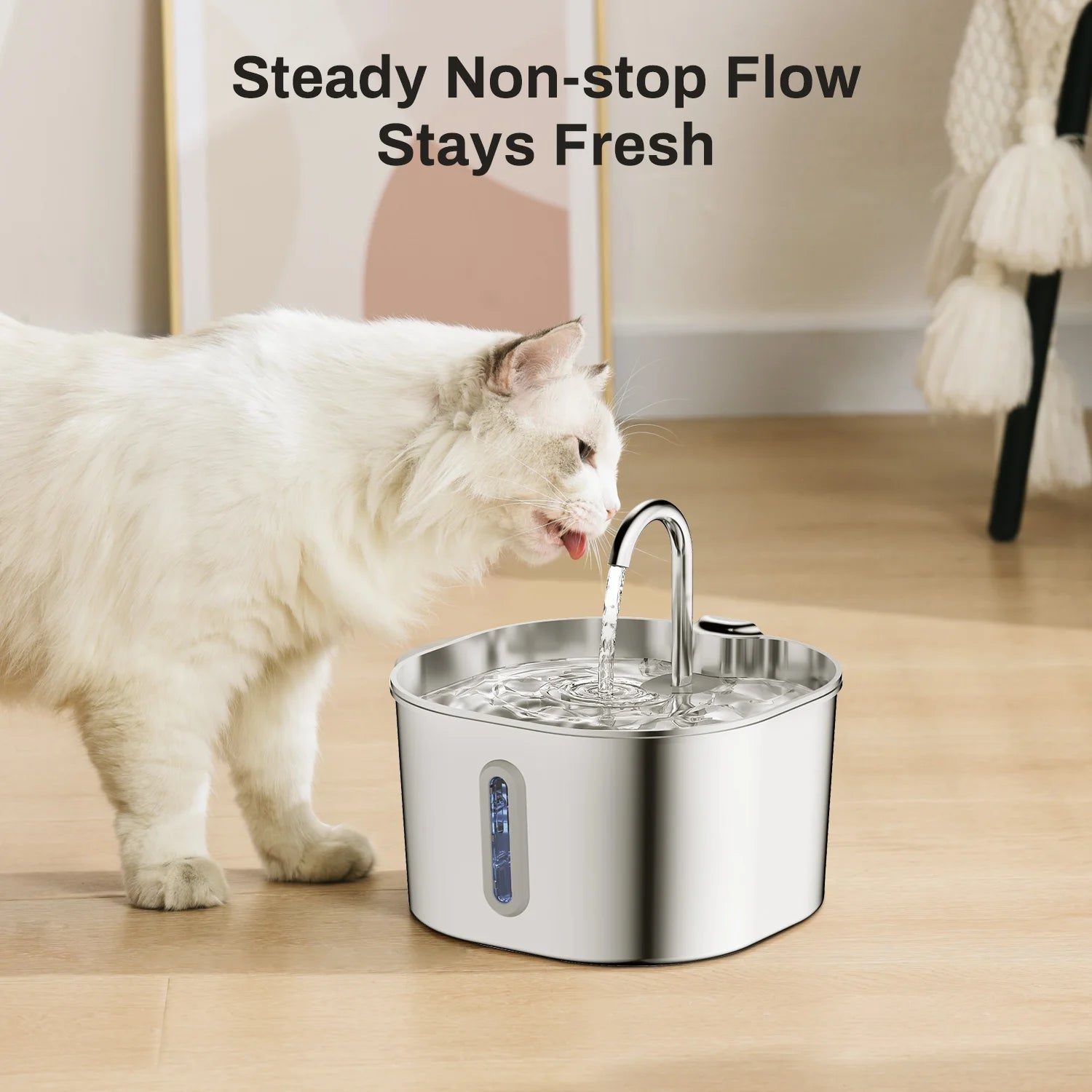 Stainless Steel PureFlow Pet Fountain — product image 2