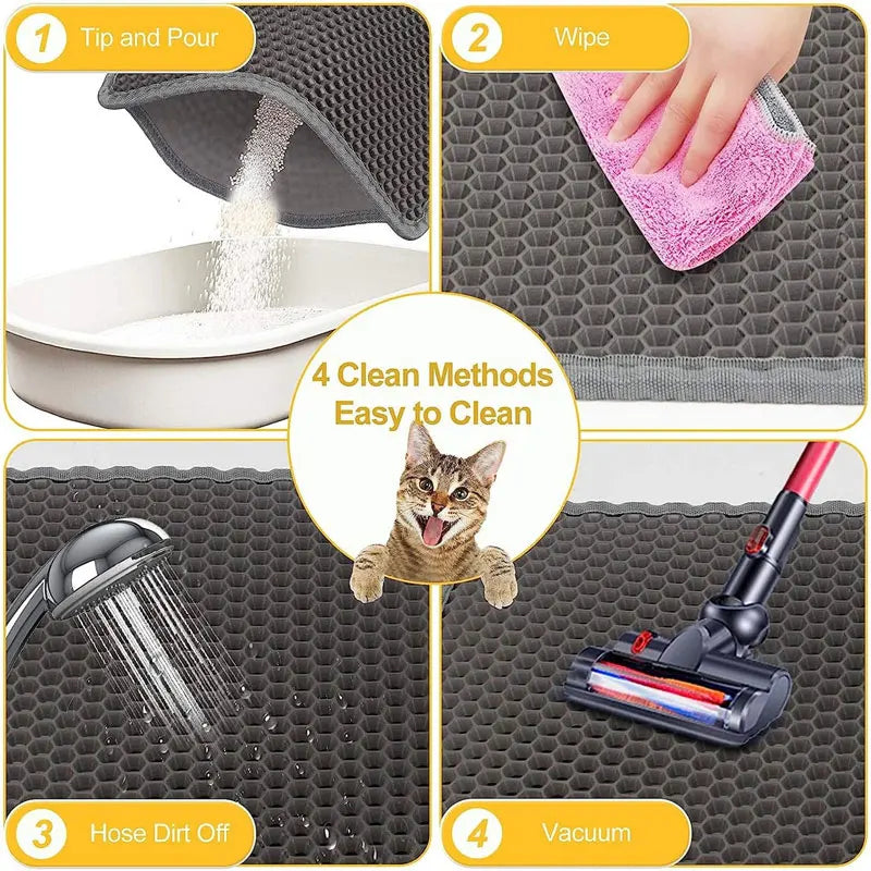 Double-Layer Waterproof Cat Litter Trapping Mat — product image 4