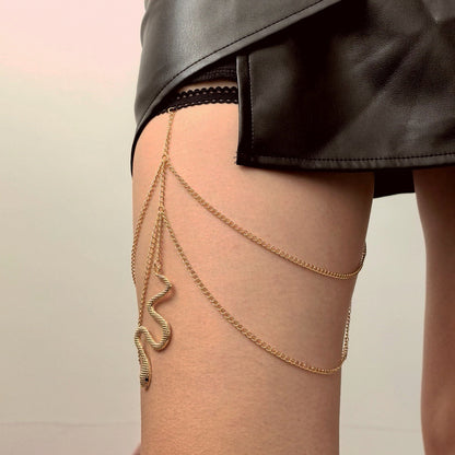Bohemian Layered Body Chain Adjustable Leg Jewelry