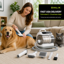 DIALIX FurFlow pet grooming vacuum with estimated 2 to 3 business day USA delivery